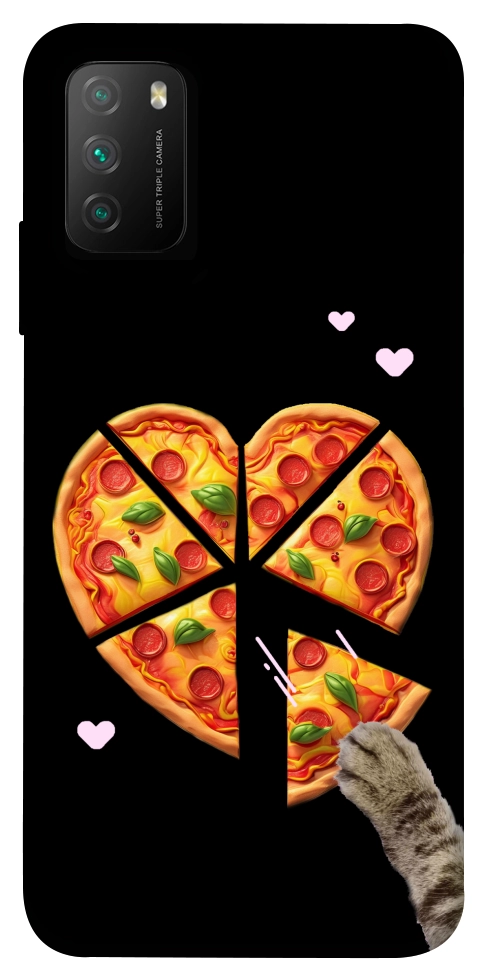 Чохол Pizza Love Cat для Xiaomi Poco M3