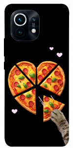 Чехол Pizza Love Cat для Xiaomi Mi 11