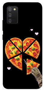 Чехол Pizza Love Cat для Galaxy A02s