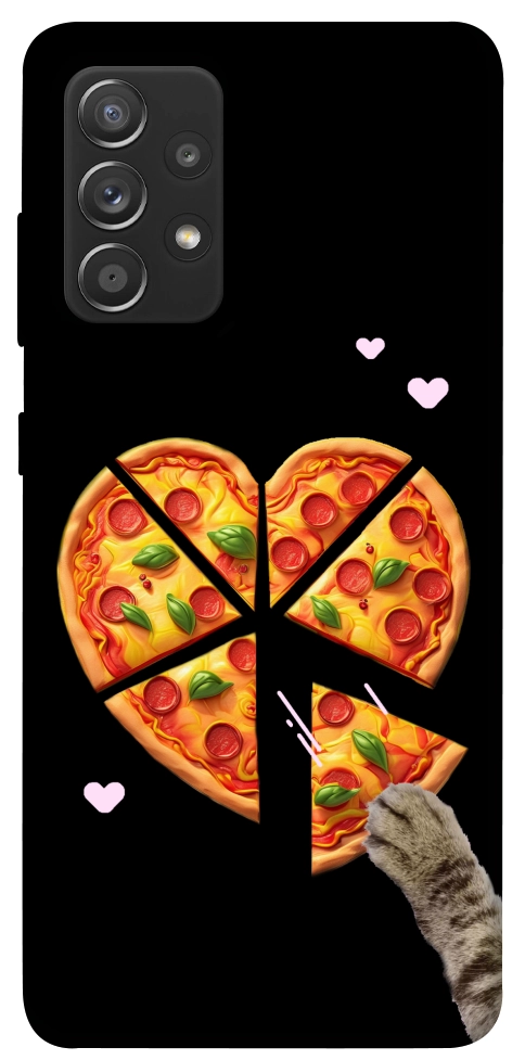 Чехол Pizza Love Cat для Galaxy A72 5G