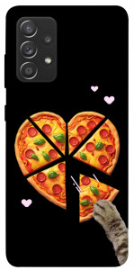 Чохол Pizza Love Cat для Samsung Galaxy A72 4G