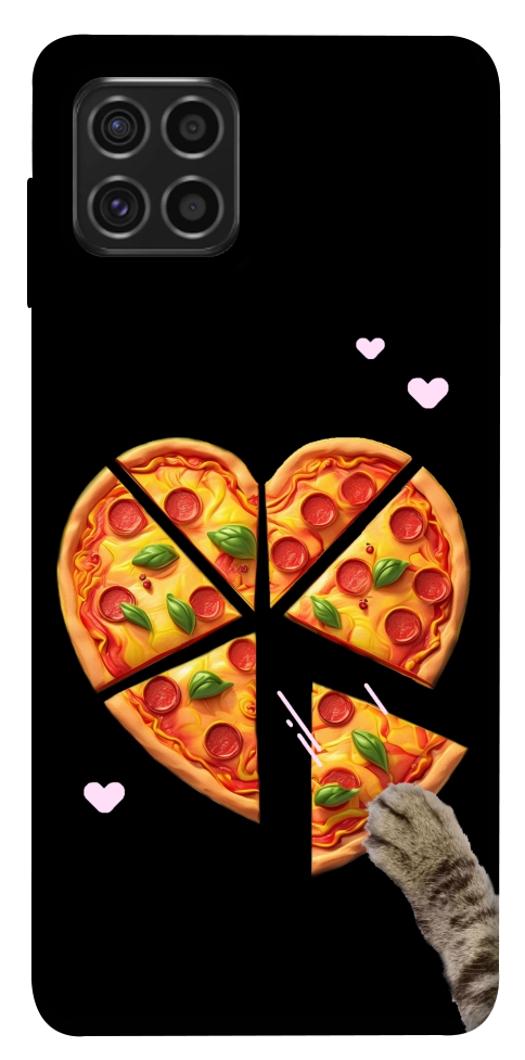 Чохол Pizza Love Cat для Galaxy M62