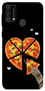 Чохол Pizza Love Cat для Galaxy M21s