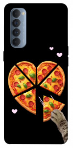 Чохол Pizza Love Cat для Oppo Reno 4 Pro