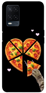 Чохол Pizza Love Cat для Oppo A54 4G