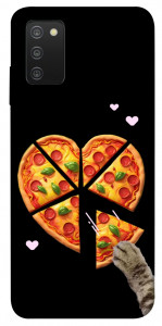 Чехол Pizza Love Cat для Galaxy A03s