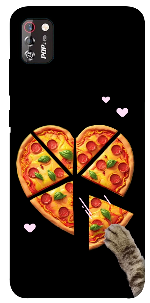 Чохол Pizza Love Cat для TECNO POP 4 Pro