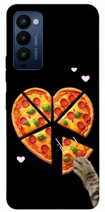 Чохол Pizza Love Cat для Tecno Camon 18 P