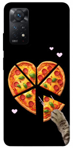 Чохол Pizza Love Cat для Xiaomi Redmi Note 11 Pro (Global)