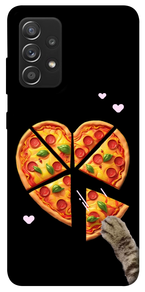 Чохол Pizza Love Cat для Galaxy A52s