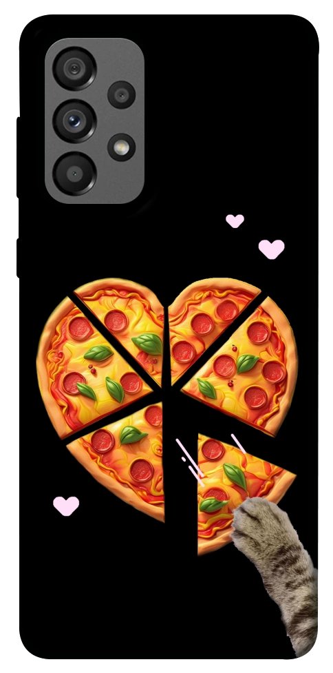 Чохол Pizza Love Cat для Galaxy A73 5G