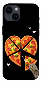 Чохол Pizza Love Cat для iPhone 14