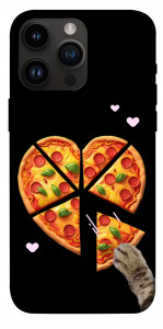 Чехол Pizza Love Cat для iPhone 14 Pro Max