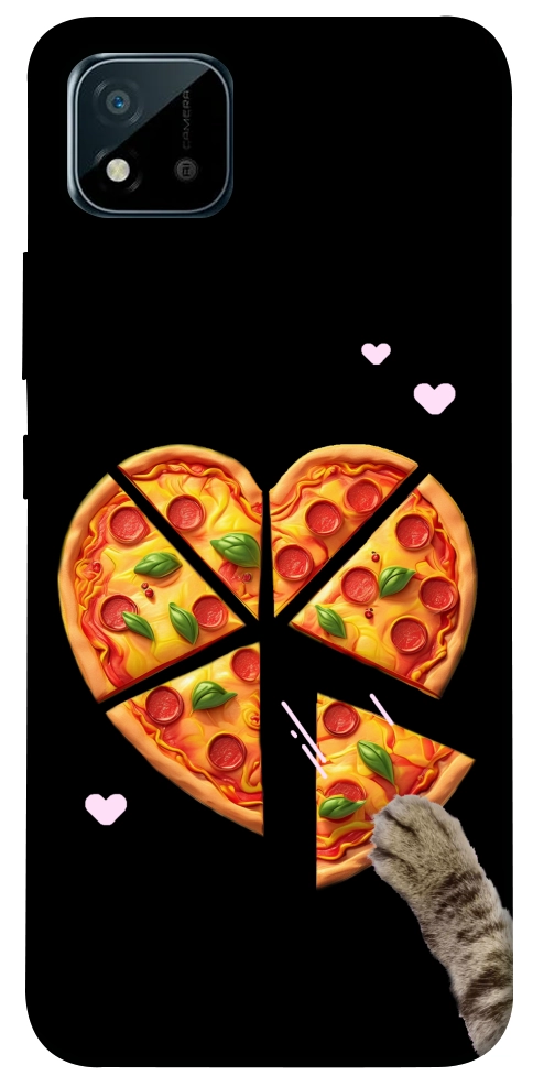 Чехол Pizza Love Cat для Realme C20