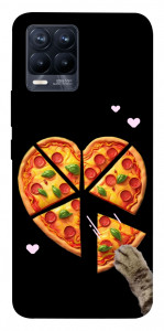 Чохол Pizza Love Cat для Realme 8