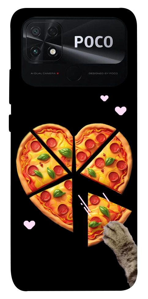 Чехол Pizza Love Cat для Xiaomi Poco C40