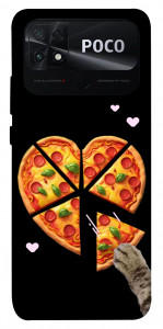 Чехол Pizza Love Cat для Xiaomi Poco C40