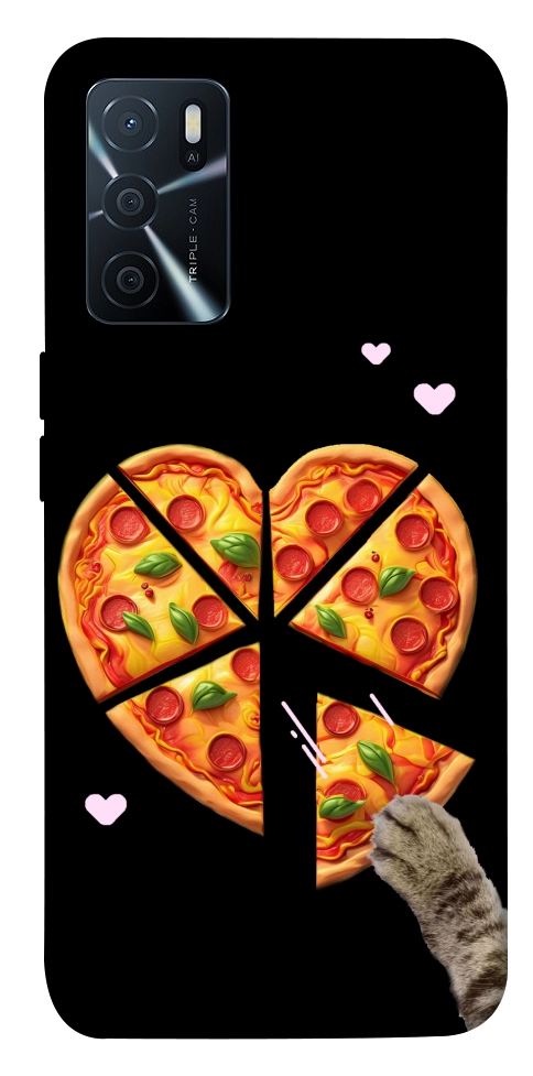 Чохол Pizza Love Cat для Oppo A16