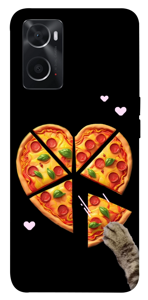 Чехол Pizza Love Cat для Oppo A76 4G