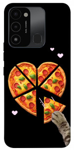 Чохол Pizza Love Cat для TECNO Spark 8C