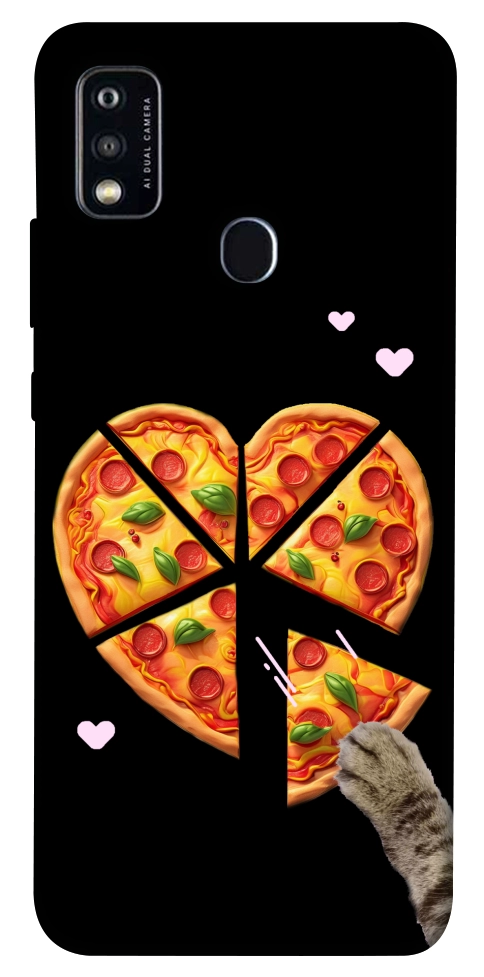 Чехол Pizza Love Cat для ZTE Blade A51