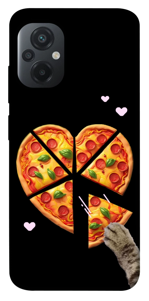 Чохол Pizza Love Cat для Xiaomi Poco M5