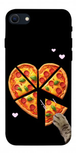 Чехол Pizza Love Cat для iPhone SE (2022)