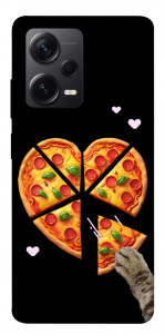 Чохол Pizza Love Cat для Xiaomi Redmi Note 12 Pro+