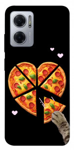 Чехол Pizza Love Cat для Xiaomi Redmi Note 11E