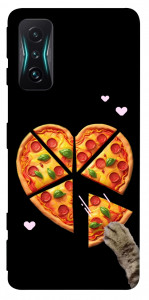 Чехол Pizza Love Cat для Xiaomi Redmi K50 Gaming