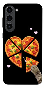 Чехол Pizza Love Cat для Galaxy S23