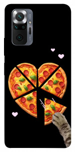 Чехол Pizza Love Cat для Xiaomi Redmi Note 10 Pro Max