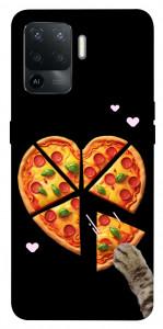 Чехол Pizza Love Cat для Oppo Reno 5 Lite