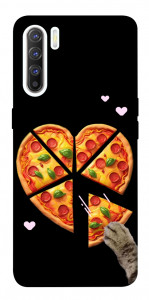 Чохол Pizza Love Cat для Oppo Reno 3