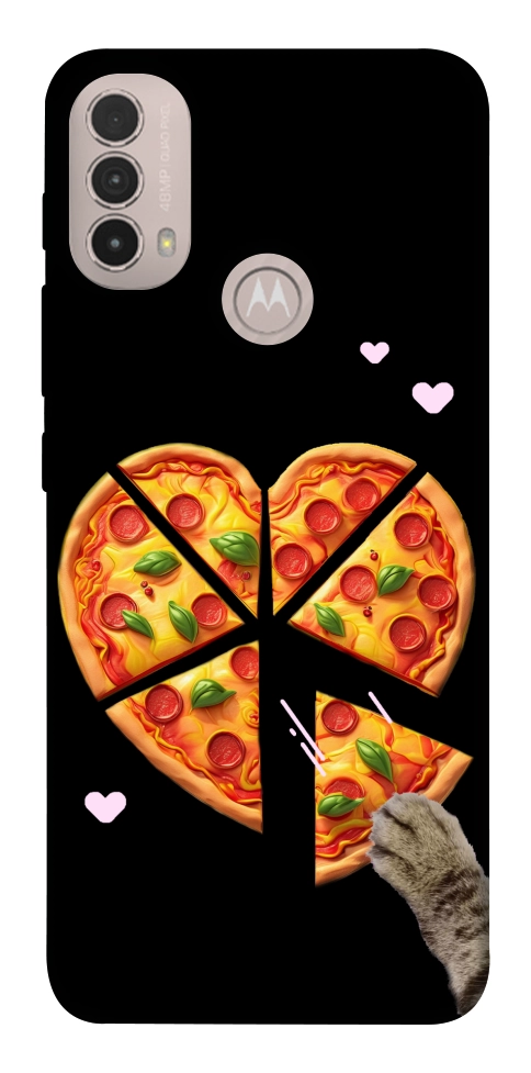 Чехол Pizza Love Cat для Motorola Moto E40