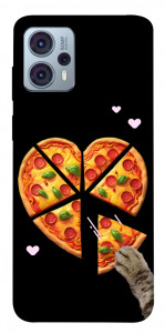 Чохол Pizza Love Cat для Motorola Moto G23