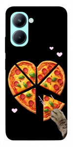 Чохол Pizza Love Cat для Realme C33