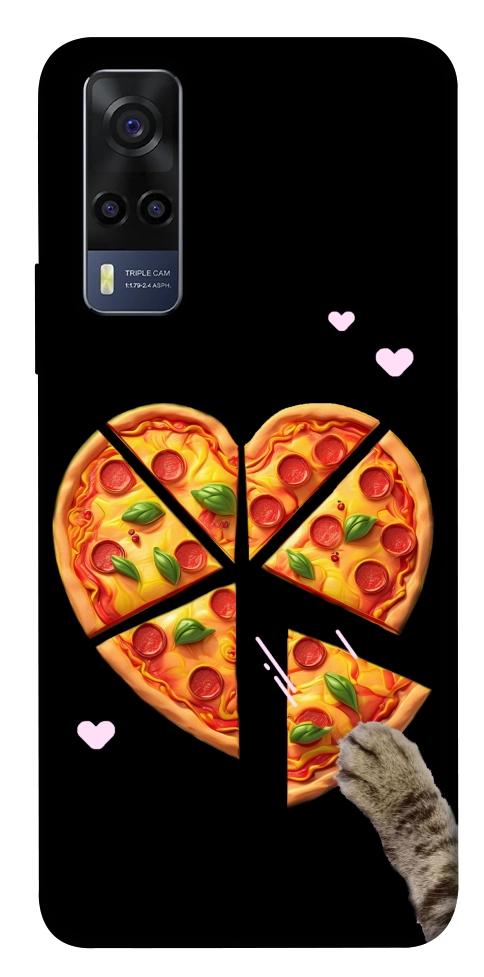 Чохол Pizza Love Cat для Vivo Y53s