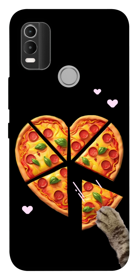 Чехол Pizza Love Cat для Nokia C21 Plus