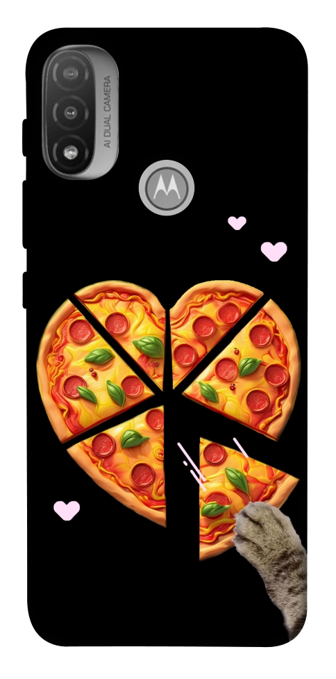 Чехол Pizza Love Cat для Мotorola Moto E20