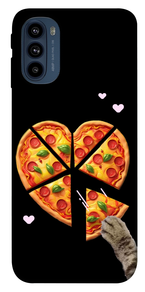 Чохол Pizza Love Cat для Motorola Moto G41