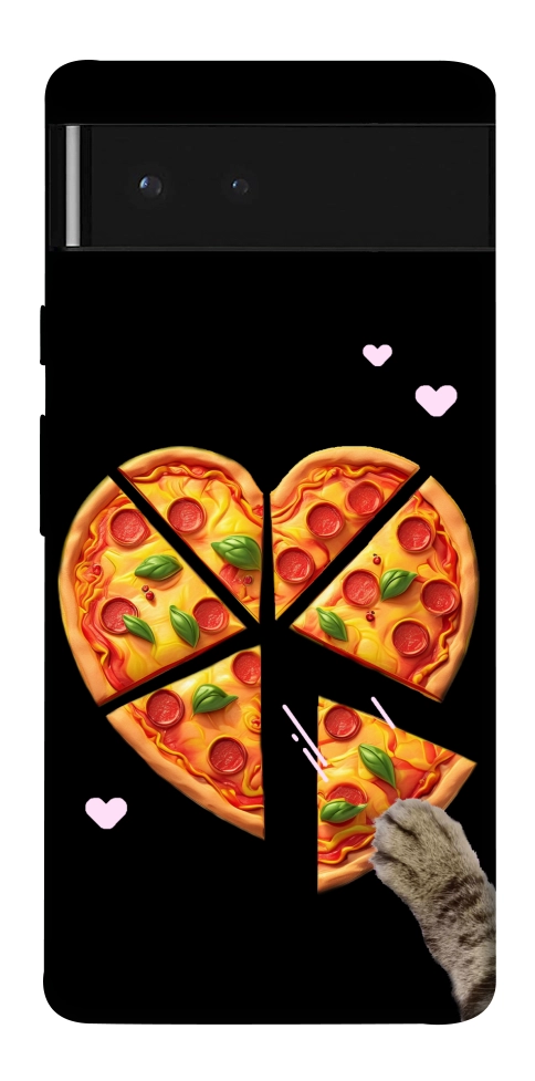 Чехол Pizza Love Cat для Google Pixel 6