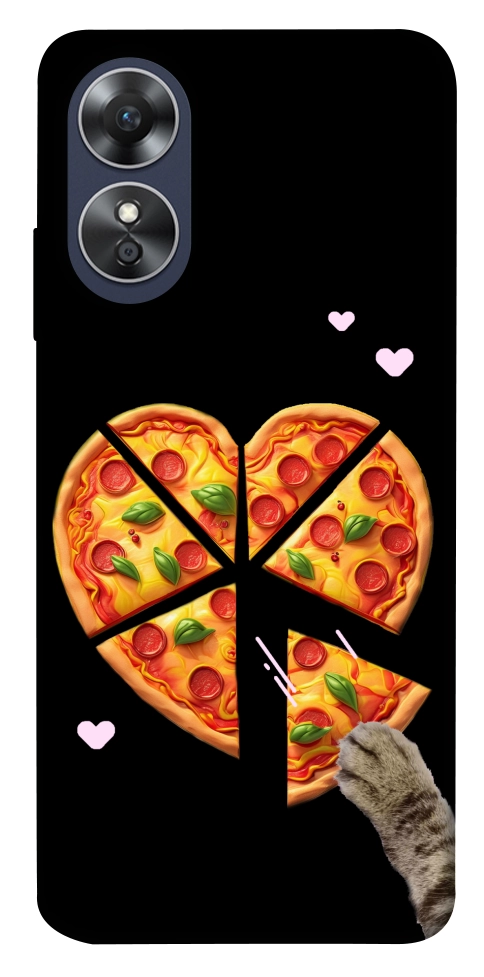 Чехол Pizza Love Cat для Oppo A17