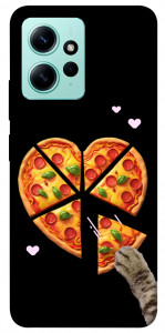 Чехол Pizza Love Cat для Xiaomi Redmi Note 12 4G