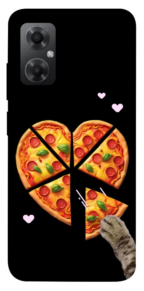 Чохол Pizza Love Cat для Xiaomi Redmi Note 11R