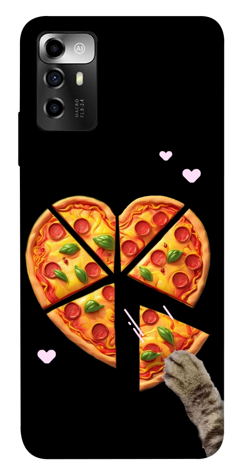 Чохол Pizza Love Cat для ZTE Blade A72