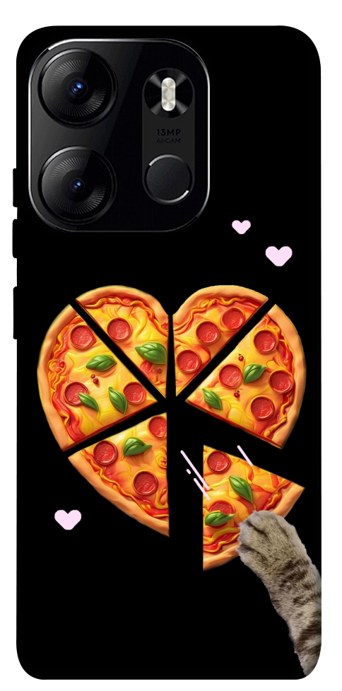 Чехол Pizza Love Cat для Tecno Spark Go 2023