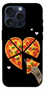 Чохол Pizza Love Cat для iPhone 15 Pro