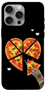 Чохол Pizza Love Cat для iPhone 15 Pro Max