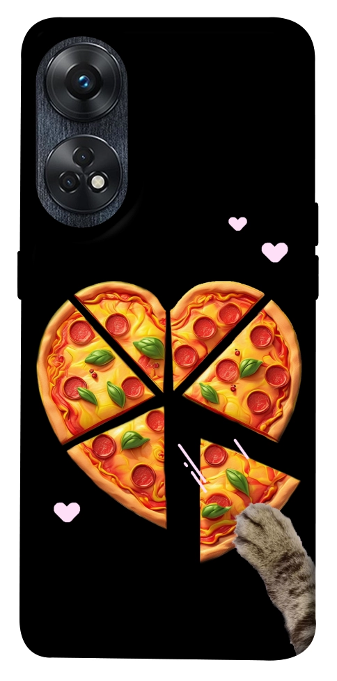 Чехол Pizza Love Cat для Oppo Reno 8 T 4G